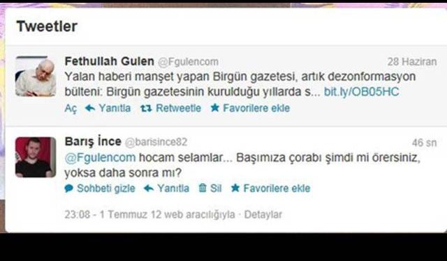 Başımıza çorabı şimdi mi örersiniz yoksa daha sonra mı?
