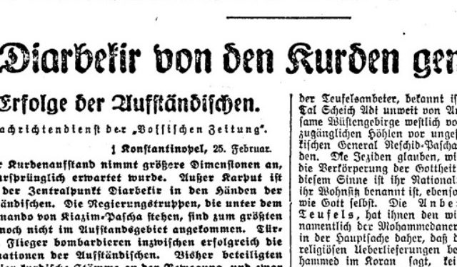 ‘Diyarbakır Kürtlerin eline geçti’ (26.02.1925)