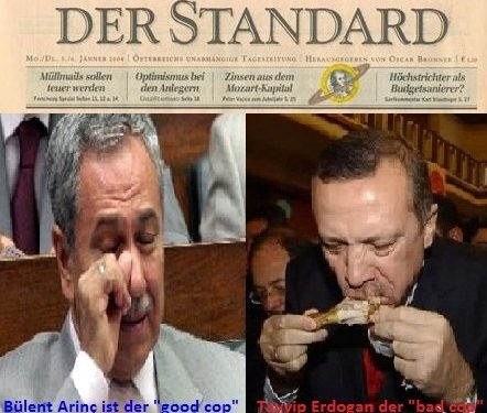Der Standard: Arınç ‘İyi’, Erdoğan ‘Kötü Polisi’ Oynuyor