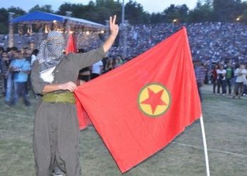 ODTÜ’de PKK Bayrakları Dalgalandı
