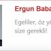 EGELİLER  ÖZYÖNETİM ASIL SİZE GEREKLİ