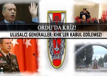 ULUSALCILAR “KALKIŞMA  YAPMAYA MI HAZIRLANIYOR!