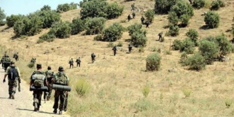 İşgalci Türk ordusu, Tendürek’te pusulama faaliyetinde