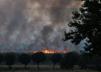 Xakurkê de HPG’lilerin hareketliliğini engellemek için her yer ateşe veriliyor!