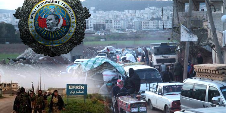 MİT Efrin’in Tüm Demografyasını değiştirmek için Muhtar ve Türkmen Çetebaşlarını topladı-ÖZEL HABER