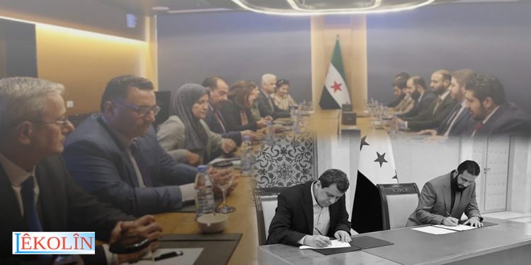 Hikûmeta Şamê Peymana 10ê Adarê Dicemidîne û Parçebûna Neteweyî Kûrtir Dike