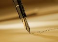 fountain pen writing on paper